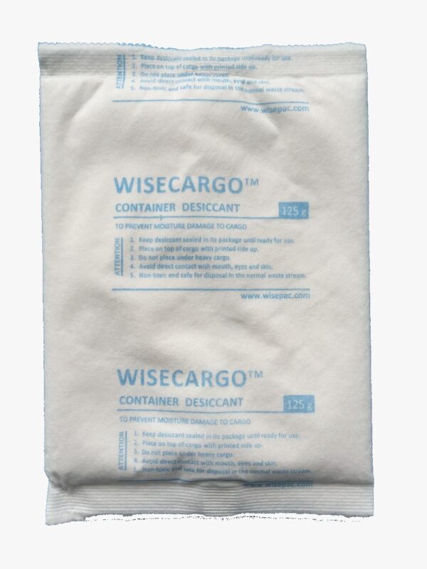 ABSORBENTE DE HUMEDAD WISECARGO DE 125GR C/ ADHESIVO